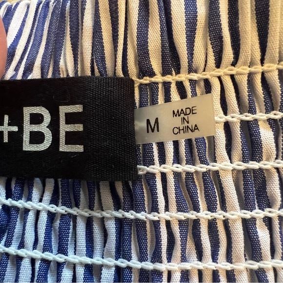 Tuckernuck Do+Be Off the Shoulder Stripe Blouse - Picture 5 of 5